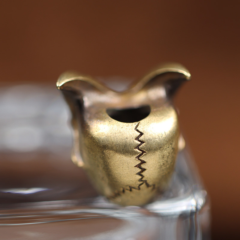 Mască fantomă Cuțit din alamă Mărgele EDC în aer liber DIY Accesorii Paracord Accesorii țesute manual Cuțite pandantive Bijuterii Umbrelă Agățătoare frânghie