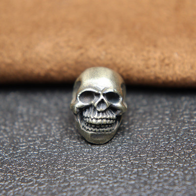 3 stiluri Punk din alamă cap de craniu cuțit margele umbrelă frânghie bricolaj accesorii alb cupru vintage paracord personalitate atarna pandantive