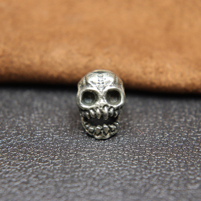 3 stiluri Punk din alamă cap de craniu cuțit margele umbrelă frânghie bricolaj accesorii alb cupru vintage paracord personalitate atarna pandantive