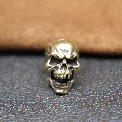 3 stiluri Punk din alamă cap de craniu cuțit margele umbrelă frânghie bricolaj accesorii alb cupru vintage paracord personalitate atarna pandantive