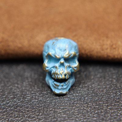 3 stiluri Punk din alamă cap de craniu cuțit margele umbrelă frânghie bricolaj accesorii alb cupru vintage paracord personalitate atarna pandantive