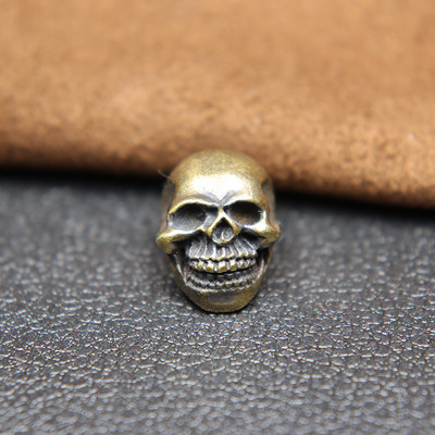 3 stiluri Punk din alamă cap de craniu cuțit margele umbrelă frânghie bricolaj accesorii alb cupru vintage paracord personalitate atarna pandantive