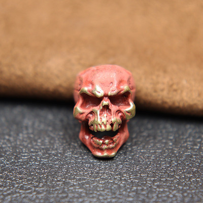 3 stiluri Punk din alamă cap de craniu cuțit margele umbrelă frânghie bricolaj accesorii alb cupru vintage paracord personalitate atarna pandantive