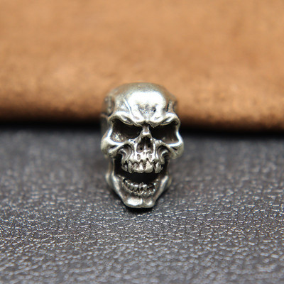 3 stiluri Punk din alamă cap de craniu cuțit margele umbrelă frânghie bricolaj accesorii alb cupru vintage paracord personalitate atarna pandantive