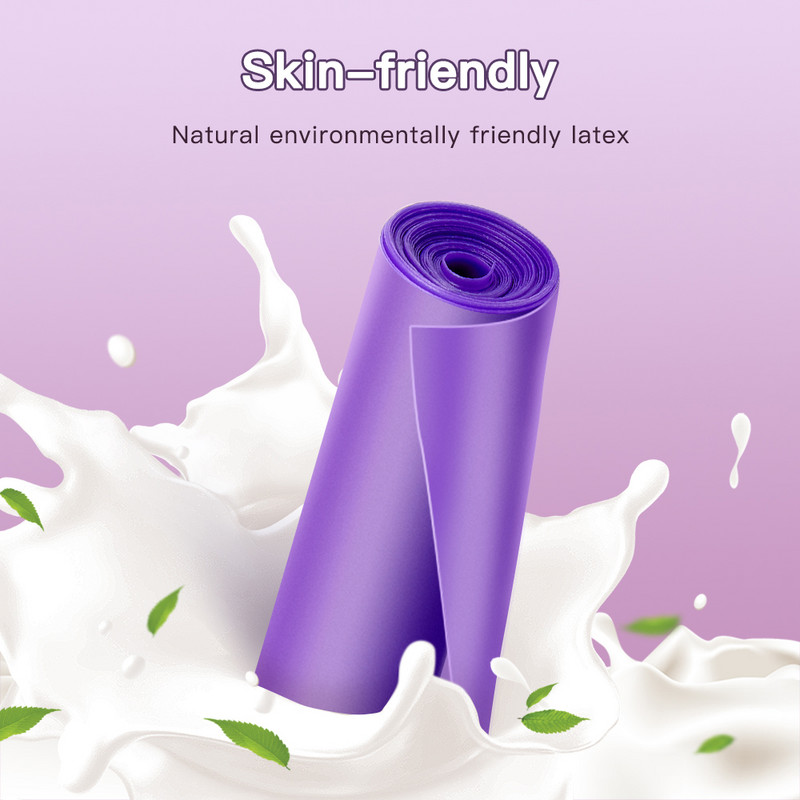 Joga Pilateso tempimui atspari juosta Pratimai Fitneso juosta Treniruotė Elastinė pratimas Fitneso guma 150cm natūralaus kaučiuko treniruoklių salė