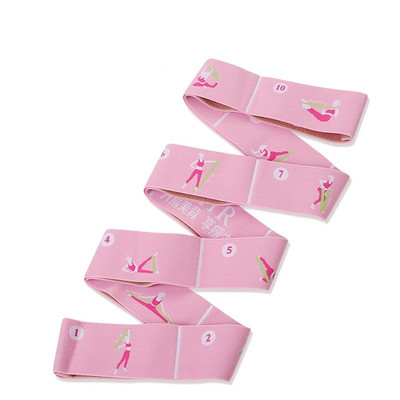 Jogos kojų tempimo tempimo juostelė pailgina ir išplečia 135 cm baleto šokių gimnastikos įrangos pratimų lankstumo pasipriešinimo juosta