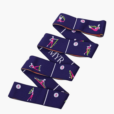 Jogos kojų tempimo tempimo juostelė pailgina ir išplečia 135 cm baleto šokių gimnastikos įrangos pratimų lankstumo pasipriešinimo juosta