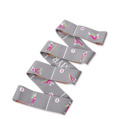 Jogos kojų tempimo tempimo juostelė pailgina ir išplečia 135 cm baleto šokių gimnastikos įrangos pratimų lankstumo pasipriešinimo juosta