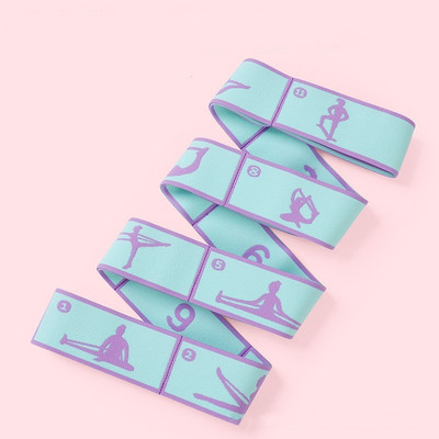 Jogos kojų tempimo tempimo juostelė pailgina ir išplečia 135 cm baleto šokių gimnastikos įrangos pratimų lankstumo pasipriešinimo juosta