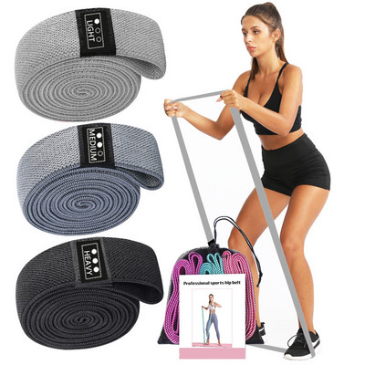 Set de benzi de rezistență lungi pentru fitness, trageți în sus, pradă, buclă de antrenament pentru șold, bandă elastică, echipament de antrenament de gimnastică pentru acasă