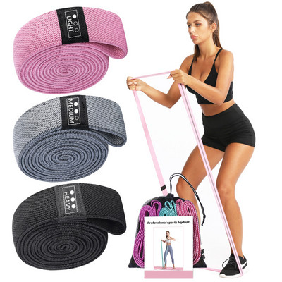 Set de benzi de rezistență lungi pentru fitness, trageți în sus, pradă, buclă de antrenament pentru șold, bandă elastică, echipament de antrenament de gimnastică pentru acasă