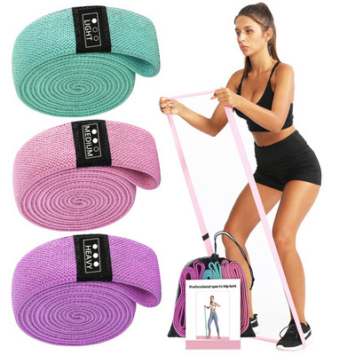 Set de benzi de rezistență lungi pentru fitness, trageți în sus, pradă, buclă de antrenament pentru șold, bandă elastică, echipament de antrenament de gimnastică pentru acasă