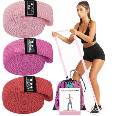 Set de benzi de rezistență lungi pentru fitness, trageți în sus, pradă, buclă de antrenament pentru șold, bandă elastică, echipament de antrenament de gimnastică pentru acasă