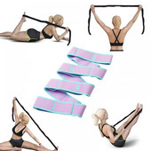 9 aasa jooga tõmbepaela rihmaga elastne ladina tantsu venitusrihm Loop jooga pilatese jõusaali treeningu vastupidavusrihmad