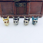 Died Suflet Patron Sfântul Egiptean Pisica Cuțit Mărgele DIY Paracord Snur pandantiv Accesorii de bijuterii EDC în aer liber Umbrelă Charms frânghie