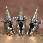 Jõulu kaheksanurkne põdrakiiver messingist noahelmed kootud kaelapaela ripats DIY Paracord käevõru võlusid tarvikud EDC välitööriist