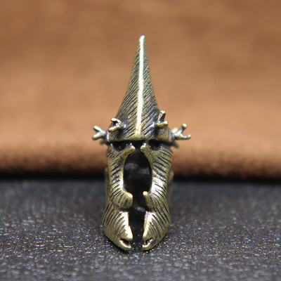 Jõulu kaheksanurkne põdrakiiver messingist noahelmed kootud kaelapaela ripats DIY Paracord käevõru võlusid tarvikud EDC välitööriist