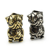 EDC DIY väike koeranoa helmed ripats Vintage messingist vasest Paracordi helmed