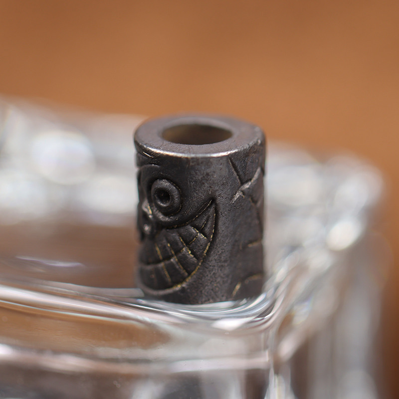 Naeratav nägu Messingist Noa Helmes Vintage isetegemine Paracord Käevõrud Aksessuaarid Välistingimustes EDC Tööriista Vihmavarju Köiega Kootud Paelad Ripatsid