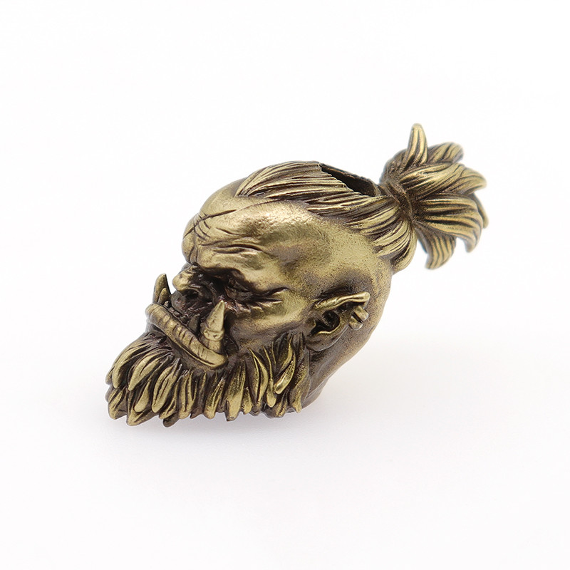 În aer liber Instrumente de bricolaj Cuțit din alamă Mărgele Orci Mărgele Paracord Snur pandantiv Accesorii breloc