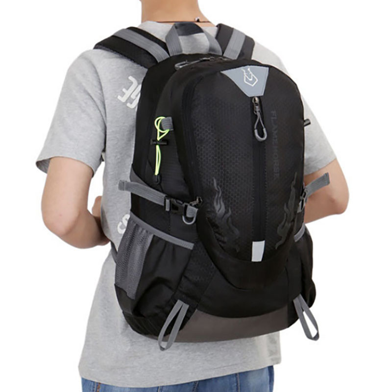 Rucsac pentru alpinism, 40L, rezistent la apă, bărbați, femei, trekking, alpinism, în aer liber, ultraușor, camping, călătorie, drumeții, sport, geantă de școală din nailon XA855D