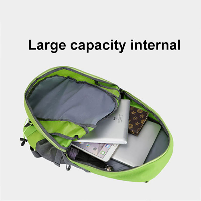 Rucsac pentru alpinism, 40L, rezistent la apă, bărbați, femei, trekking, alpinism, în aer liber, ultraușor, camping, călătorie, drumeții, sport, geantă de școală din nailon XA855D