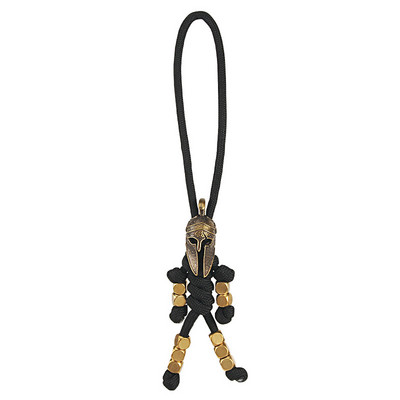 Ръчно изтъкано въже от месинг с ретро цветни мъниста от въжета Ключодържател Фенерче Мънисто от паракорд