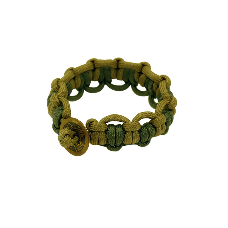 YOUGLE Outdoor Survival Chic 24,5 cm 550 Parașute Snur Paracord Brățară Set echipament de urgență pentru Camping Drumeții