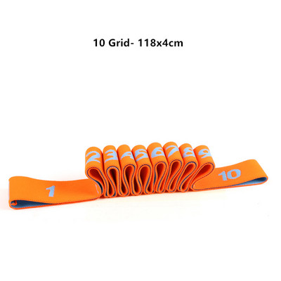 1 buc. Benzi de antrenament latino pentru adulți segmentate digitale, benzi de rezistență multifuncționale pentru Pilates Yoga, bandă elastică de fitness