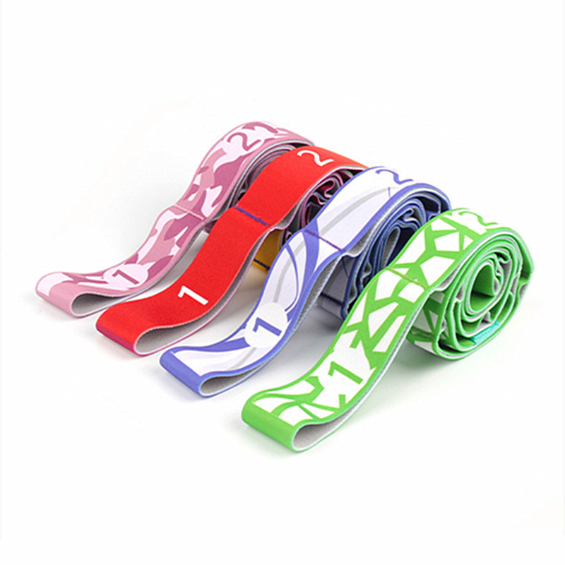 9 ruudustikuga jooga venitusvöö segmenteeritud tantsu kujundav keha elastse köiega treenimine abistava takistuse venitusvööga