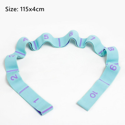 1 бр. Модна разтегателна лента за йога Фитнес зала за латиноамерикански тренировъчен колан за възрастни Фитнес Еластична лента за издърпване