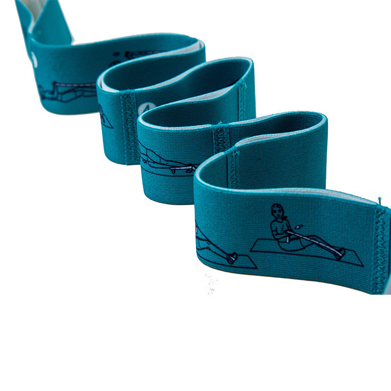 Jóga nyújtó pánt elasztikus jóga öv fitness gyakorlat edzőterem Pilates derék láb ellenálló szalagok