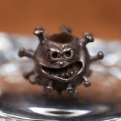 Cartoon Devil mudelid Must messingist noa rant DIY Paracord Charms Aksessuaarid EDC välitööriist Kootud vihmavarju köis kaelaripats