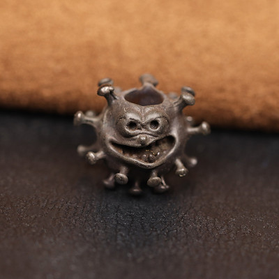 Cartoon Devil mudelid Must messingist noa rant DIY Paracord Charms Aksessuaarid EDC välitööriist Kootud vihmavarju köis kaelaripats