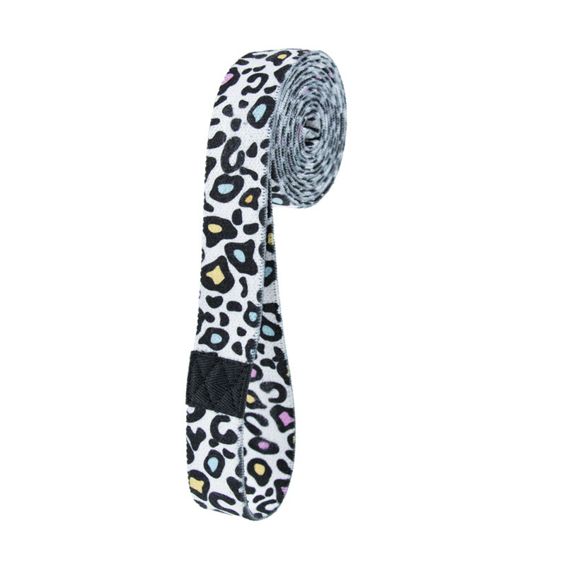 1 τεμ 10-40 λίβρες Leopard Print Yoga Resistance Band Gym Fitness Pilates Ελαστική ζώνη Latin Dance Sport Tape