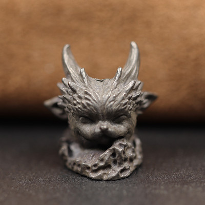 Cuțit din alamă de dinozaur cu fața de pisică drăguță, mărgele de bricolaj, pentru brățări cu Paracord, accesorii, în aer liber, EDC, umbrelă, frânghie, țesute, cuțite, instrument pentru pandantive