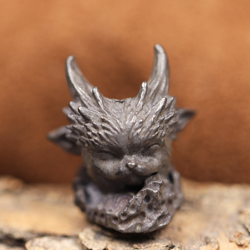 Cuțit din alamă de dinozaur cu fața de pisică drăguță, mărgele de bricolaj, pentru brățări cu Paracord, accesorii, în aer liber, EDC, umbrelă, frânghie, țesute, cuțite, instrument pentru pandantive