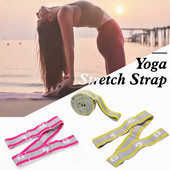 Устойчиви ленти за професионална йога за начинаещи Устойчив на износване Фитнес колан за разтягане Тренировка на закрито Фитнес зала Пилатес Еластична лента