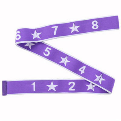 85 * 4 cm profesionalus jogos tempimo diržas, poliesterio elastingas Latin Dance tempimo juostos jogos pilateso elastinis dirželis