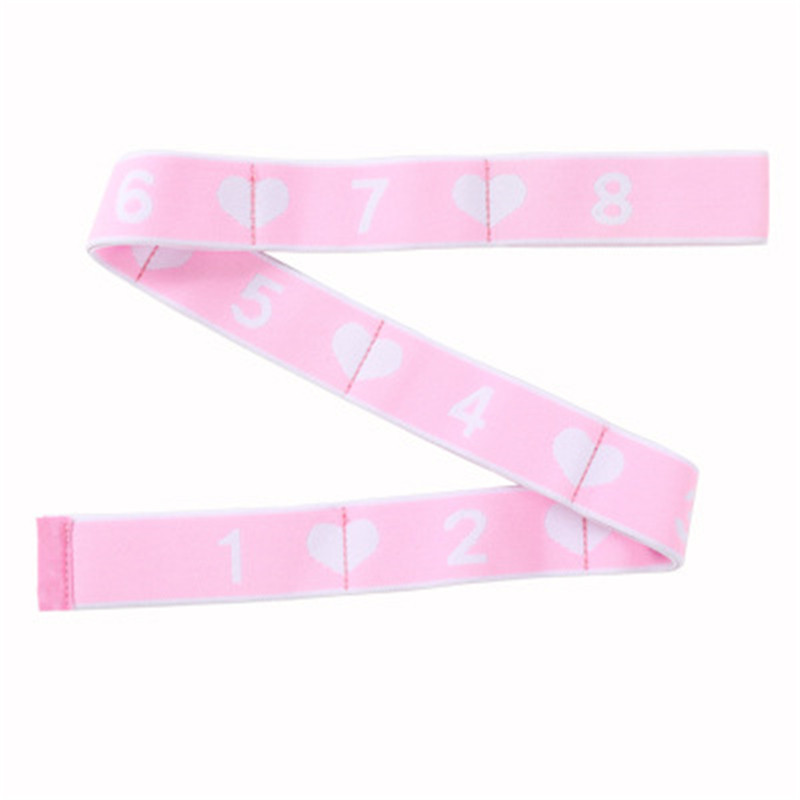 85 * 4 cm profesionalus jogos tempimo diržas, poliesterio elastingas Latin Dance tempimo juostos jogos pilateso elastinis dirželis