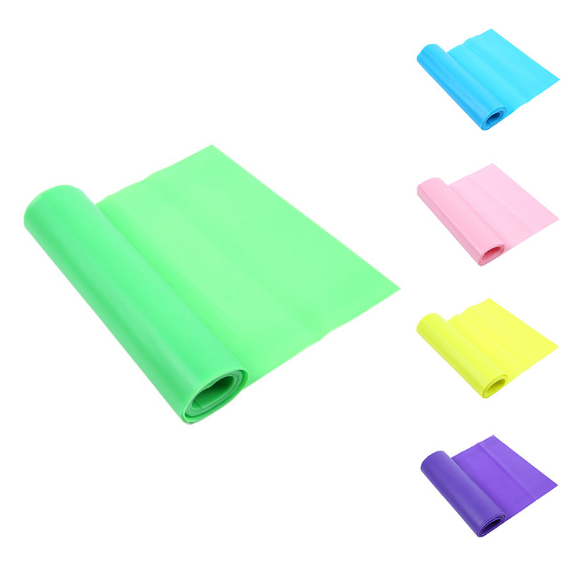 Jóga Pilates Stretch Resistance Band Gyakorlat Fitness Band Edzés Rugalmas Gyakorlat Fitness Gumi 150cm Jóga Kiegészítők