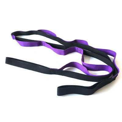 2M Yoga Stretch Strap Anti-Gravity Gym Fitness Workout Loop Еластично дърпащо въже Съпротивителна лента Йога колан