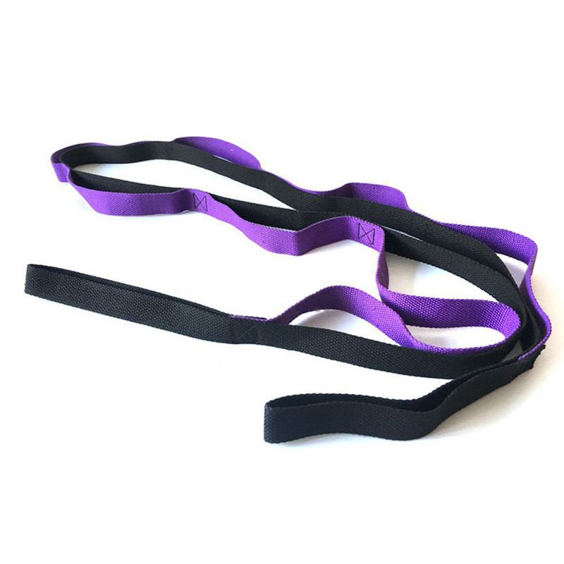 2M Yoga Stretch Strap Anti-Gravity Gym Fitness Workout Loop Еластично дърпащо въже Съпротивителна лента Йога колан