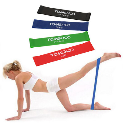 TOMSHOO Exercise Resistance Loop Bands Latex Gym Strength Training Loops Bands Workout Bands Physical Therapy Home Fitness