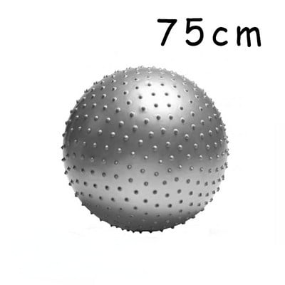 45 cm / 55 cm / 65 cm / 75 cm smailus masažinis kamuolys Jogos kamuolys su Hedgehog Pump Fitness Fitball Pilates