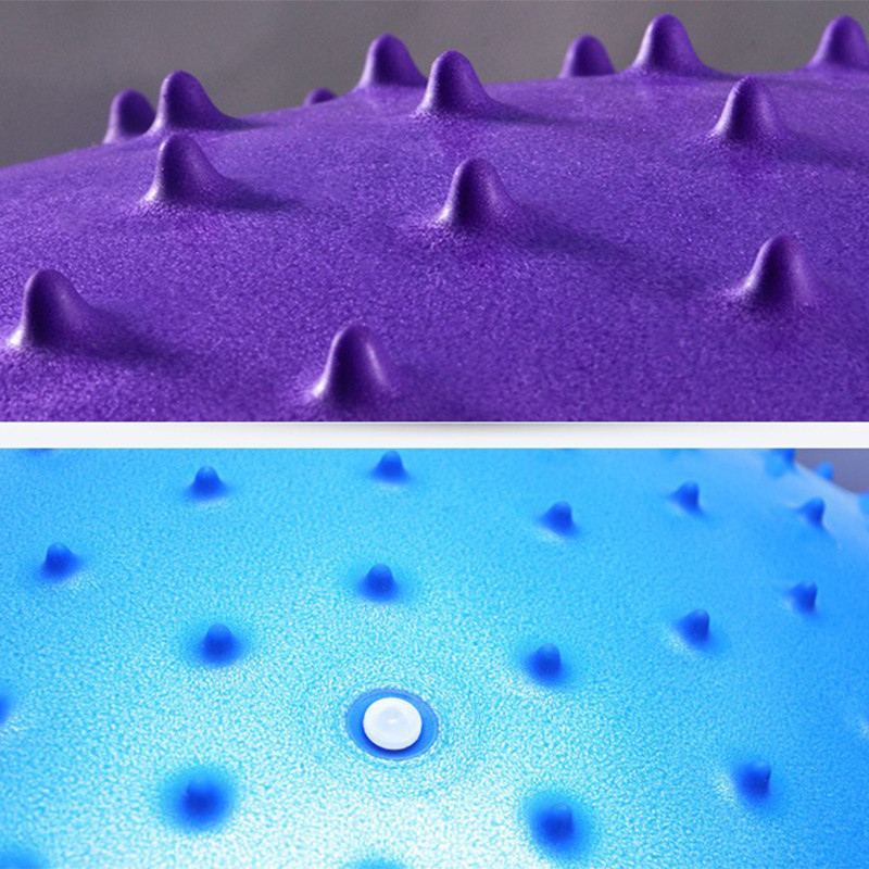 45 cm / 55 cm / 65 cm / 75 cm smailus masažinis kamuolys Jogos kamuolys su Hedgehog Pump Fitness Fitball Pilates