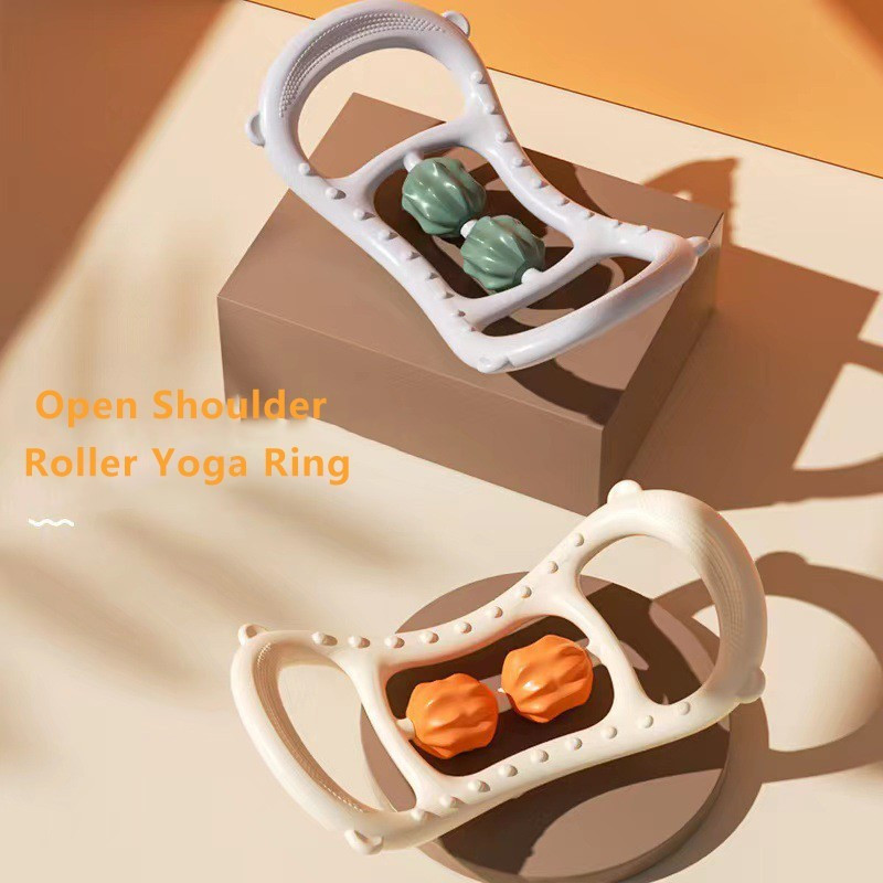 Joogarõngas Massaaž Rullpilatese harjutusrõngas Avatud õlg Ilus seljavenitusrõngas Pilates Fitness Kodutreening