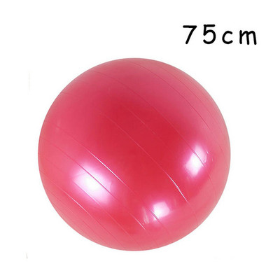 PVC jogos kamuoliukai Bola Pilates Fitball 45cm/55cm/65cm/75cm/85cm sutirštintas sprogimui atsparus namų kūno rengybos įrangos balansinis kamuolys