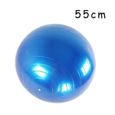 PVC jogos kamuoliukai Bola Pilates Fitball 45cm/55cm/65cm/75cm/85cm sutirštintas sprogimui atsparus namų kūno rengybos įrangos balansinis kamuolys