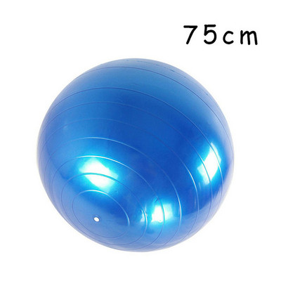 PVC jogos kamuoliukai Bola Pilates Fitball 45cm/55cm/65cm/75cm/85cm sutirštintas sprogimui atsparus namų kūno rengybos įrangos balansinis kamuolys